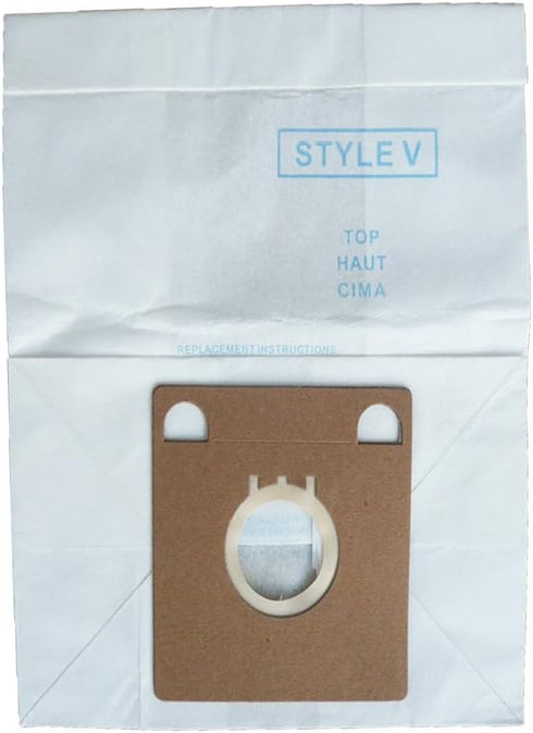 EnviroCare Replacement Vacuum Cleaner Dust Bags Designed to Fit Eureka Style V Vacuum Bags, Power Team, Powerline, Canisters, World Vac, Home Cleaning System Vacuum Cleaners 6 Bags