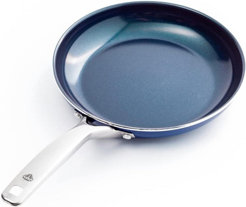 Blue Diamond 10" Nonstick Frying Pan Skillet - PFAS & PTFE-Free Ceramic, Dishwasher Safe, Blue