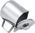 Milk Frothing Pitcher - Stainless Steel Coffee Cup Mug with Lid and Handle for Latte Art, Silver (1500ML)