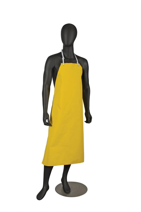 615NBA 43" 29" San Jamar Neo-Flex Bib Apron, Length x Width, Yellow