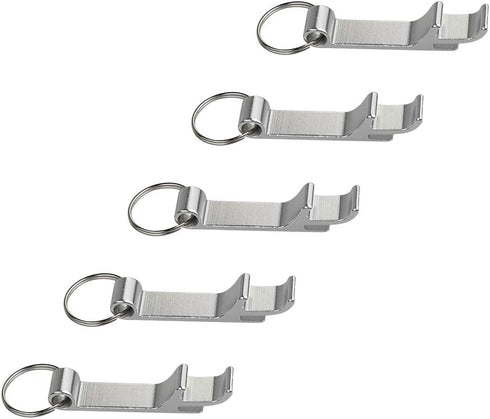 Anbers Keychain Bottle Opener, 10 Packs Mini Pocket Beer Openers