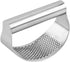 Garlic Press Rocker Stainless Steel, Fruit Crusher with Comfortable Handle, Easy Use & Clean Kitchen Tool