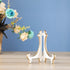 Artliving 2 Pack 5inch White Gold Acrylic Easels - Display Stand Holders for Pictures, Decorative Plates, and Artworks