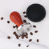 Coffee Tamper 58mm Barista Espresso Press with Tamper Mat, 304 Stainless Steel Base, Wooden Handle