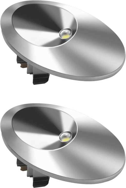 2024 Upgrade WR55X11132 Refrigerator LED Light & Cover Assembly for GE, 2-Pack Replacement