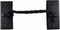Renovators Supply Manufacturing Hook and Eye Latch, 6.5 in. Black Wrought Iron Door Lock with Hardware