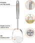 304 Brigii Potato Masher, Dual Arc for Easy, Labor-Saving Mashing, Stainless Steel, Sturdy and Durable One-Piece Potato