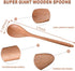 Big Wooden Spoon for Cooking, Large Wood Scoop Utensil, 17-inch Kitchen Serving Scoop for Big Pot, Long Handle Giant Spoon, Heavy Food Service Spoon, Mixing Spoon, Smooth Finish & Comfortable Grip