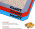 Small Macaron Silicone Baking Mat, 3 Pack Quarter Sheet Baking Mats (11.8 x 7.8 IN) for Macarons, Cookies, Pastry, Pizza