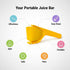 LMFEG Lemon Squeezer Juicer Handheld, Max Juice Extraction Lemon Press Squeezer, Effortless Hand Citrus Squeezer