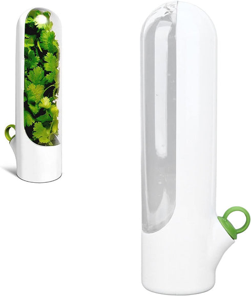 Herb Saver Storage Container, Herb Keeper for Cilantro, Mint, Parsley, Asparagus - Vegetable Preservation Bottle