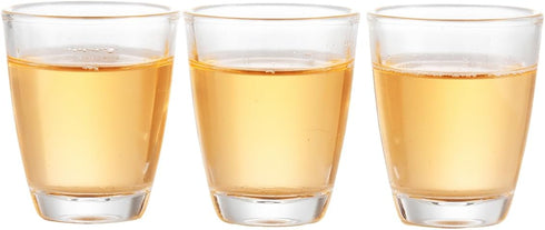 2 oz Lead-Free Glass Mouthwash Cup, Set of 3