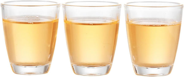 2 oz Lead-Free Glass Mouthwash Cup, Set of 3