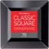 Party Essentials Disposable Classic Square Plastic Plates, 6.5", 70-Count, Black, for Wedding/All Occasions