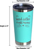 Bevvee Need Coffee Right Meow - Insulated Coffee Tumbler Cup with Sliding Lid, Stainless Steel Mug - Cat Themed Gifts -