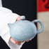 Amosfun Ceramic Teapot, Small Porcelain Teapot for Chinese Kungfu Tea, Blooming Loose Leaf Teapot