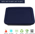 Sophico 3 Cup Rectangle Silicone Storage Cover Lids Replacement for Pyrex 7210-PC Glass Bowls, Container not Included (NAVY BLUE, 2 Pack) by SOPHICO