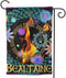 Wicca Wiccan Beltane Pagan Welcome Flag, Outdoor Holiday Party Decorations, Double Sided 12 x 18 Inch Yard Decor