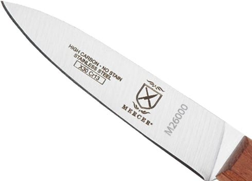Mercer Culinary Praxis Paring Knife, 3 Inch, Rosewood Handle