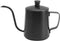 Pour Over Coffee Kettle - Stainless Steel Gooseneck Spout Coffee Tea Pot, 350ML Black with Lid