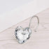 Actpe Decorative Crystal Heart Shape Shower Curtain Hooks, Pack of 12 Rust Resistant Bling Holders