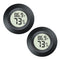 2 Pack Mini Digital Hygrometer Thermometer Gauge, Indoor Outdoor Temperature Humidity Meter for Greenhouse, Humidors,