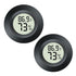 2 Pack Mini Digital Hygrometer Thermometer Gauge, Indoor Outdoor Temperature Humidity Meter for Greenhouse, Humidors,