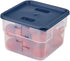 Cambro SFC12453 CamSquares Lid for 12, 18 & 22-Quart Food Storage Containers, Midnight Blue, NSF