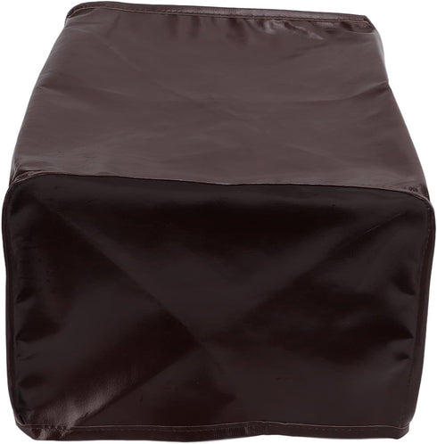 Bread Machine Cover, PU Leather Toaster Protector for Kitchen Appliance (Brown)