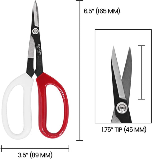 Zenport ZS105 Deluxe Scissors, 6.5-Inch Long, for Garden/Fruit/Craft