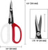 Zenport ZS105 Deluxe Scissors, 6.5-Inch Long, for Garden/Fruit/Craft