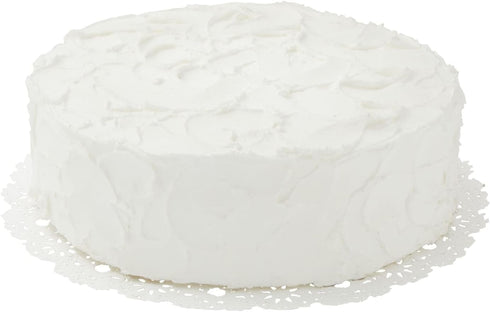 Juvale White Lace Paper Doilies for Tea Party Decorations - 12 in Round, 200 Pack Disposable Paper Placemats