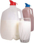 Jokari Milk Spout Pouring Gadget, 4 Spouts Total (2 Packs), Easy Pour Spout for Gallon Milk Jugs and Juice Bottles