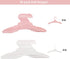 20 Pcs Doll Hangers for 18 inch Doll Clothes, Sturdy Accessories, Safe ABS Plastic (10 Pink and 10 White)