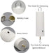 Wind Spinner Motor Battery Operated for Hanging Display Yard White Wind Spinners Outdoor Sculptures - Load Capacity of 4 Pounds by FENELY