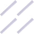 MECCANIXITY Door Handle Cover Pack of 4, 15.7x4.7 Inch, White, Keep Appliances Clean for Refrigerator, Dishwasher,