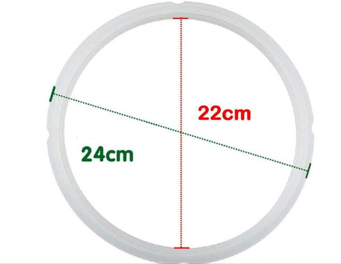Electric Pressure Cooker Sealing Ring for 5L, 6L, 5 Quart, 6 Quart Cookers - Check Dimensions Before Buying