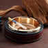 Leather Stainless Steel Cigarette Ashtray Modern Tabletop Ashtrays for Indoor Smoking, Gift for Smokers