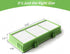 DerBlue Replacement True HE-PA Filter Compatible with Holmes AER1 Series, 4pcs Filters & 8pcs Pre Filters #