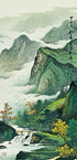 EAPEY Prints Chinese Scroll Hanging Japanese Wall Art, Landscape Design