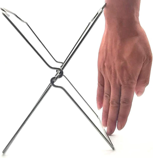 Desktop Trash Bag Holder, Small Garbage Bag Rack for Home Kitchen Countertop, Folding Trash Bag Organizer