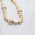 2PCS 86in Christmas Wood Bead Garland, Creative Wooden Garland for Rustic Country Holiday Decor, Natural Hanging Prayer