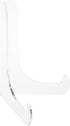 Plymor Clear Acrylic 60-Degree Angle Easel With Shallow Support Ledges, 6" H x 4.5" W x 3.5" D (2 Pack)