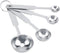 Stainless Steel Measuring Spoons Set of 4, Includes 1/10 tsp, 1/2 tsp, 1 tsp, 1 tbsp for Dry and Liquid