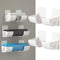 Myhiju 4 Pcs No Punching Trash Bag Dispenser Plastic Bag Holder,Wall Mounted Plastic