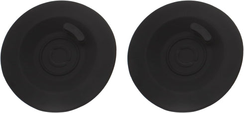 2PCS Espresso Backflush Disc, 58mm Silicone Coffee Machine Accessories, Black Cleaning Kit for Espresso