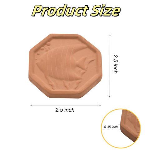 INTOMYTH 2 Pack Brown Sugar Saver and Softener Disc with Spirited Fish Design, Reusable & Food Safe, Brown Sugar Keeper