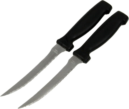 Chef Craft Select Vegetable Knife - 4.5 inch blade, 8.5 inches length, 2 piece set, Stainless Steel/Black