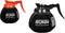 Generic Coffee Pot Decanter/Carafe, 1 Black 1 Orange Regular, 12 Cup Capacity, Set