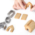 La Tartelette 3 Pcs Stainless Steel Christmas Mini House Mold Gingerbread Cookie Cutters Set